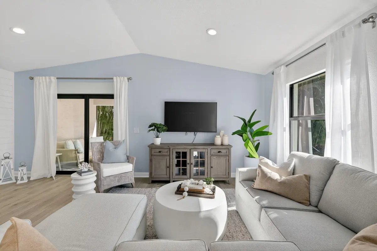 Great Room to Back Covered Porch at 53 El Camino Real, Port St. Lucie