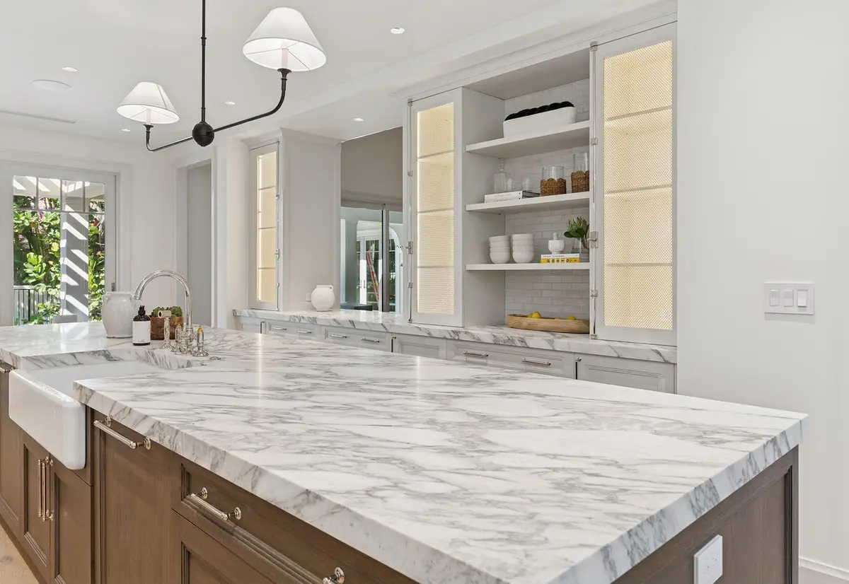 Kitchen at 232 La Puerta Way, Palm Beach
