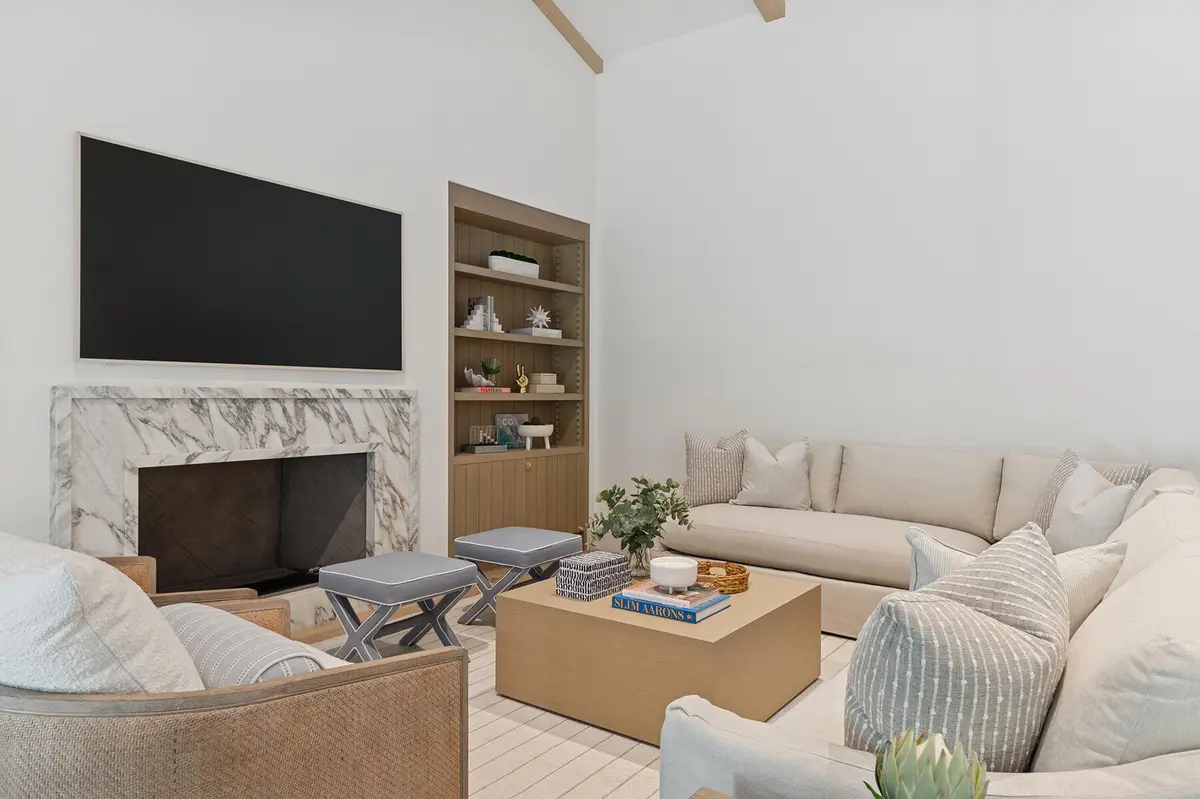 Living Room at 232 La Puerta Way, Palm Beach