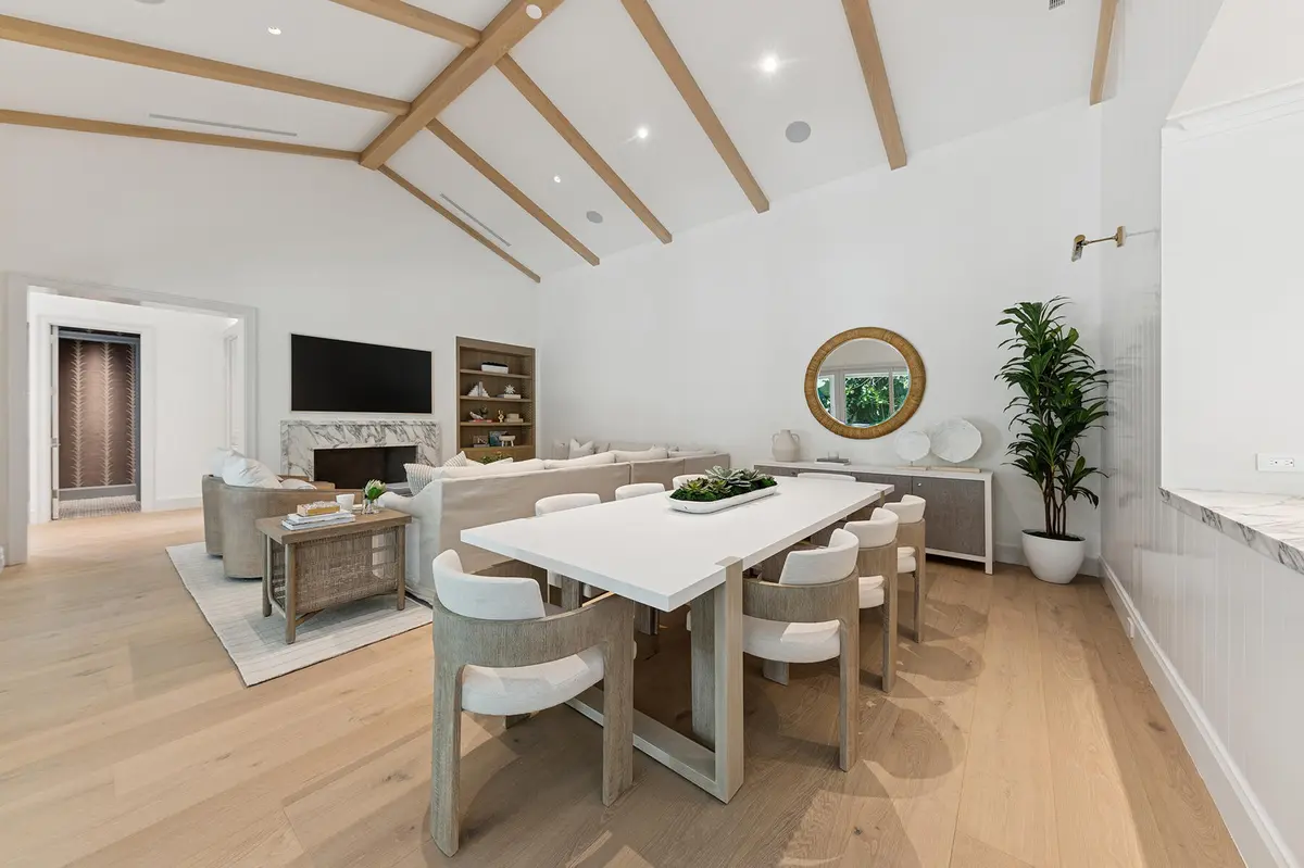 Great Room/Dining at 232 La Puerta Way, Palm Beach