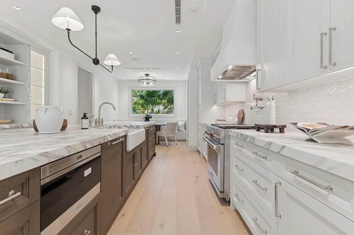Kitchen at 232 La Puerta Way, Palm Beach