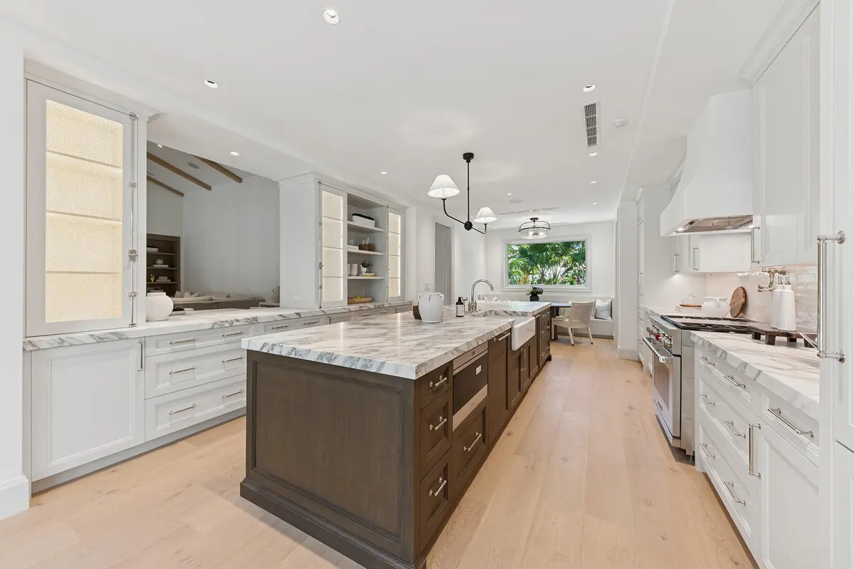 Kitchen at 232 La Puerta Way, Palm Beach