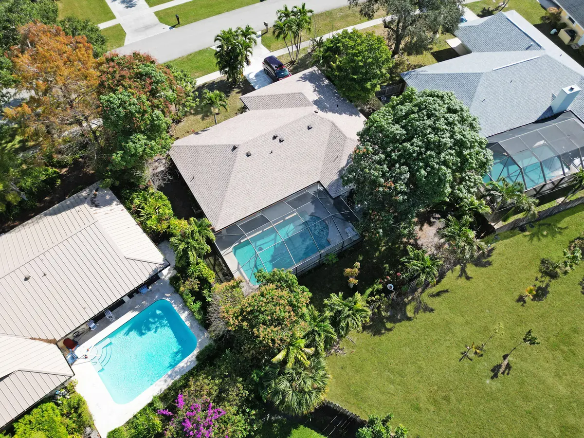 541 Azure Ave Ariel Pool Shot at 541 Azure Avenue, Wellington