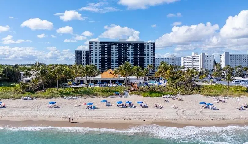 Aerial at 3400 S Ocean Boulevard Phk, Highland Beach