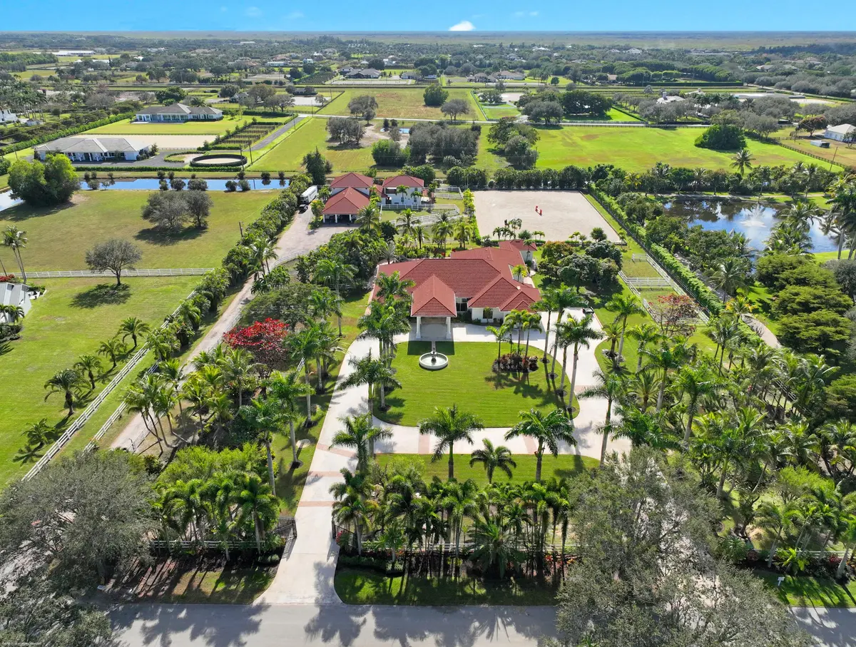 Front Aerial at 15330 Ocean Breeze Lane, Wellington