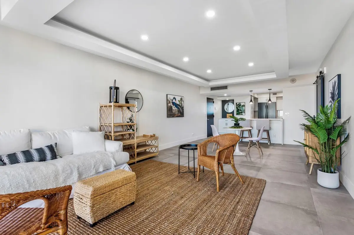 Living Room at 2425 Presidential Way 1101, West Palm Beach