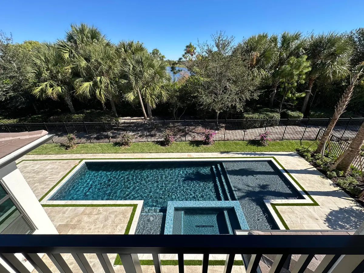 Lot 21 Pool View from Balcony at 9180 Coral Isles Circle Lot 21, Palm Beach Gardens