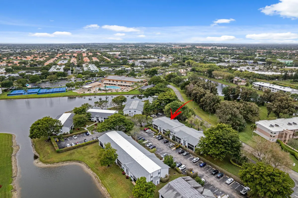 Aerial Neighborhood View at 15449 Lakes Of Delray Boulevard 102, Delray Beach