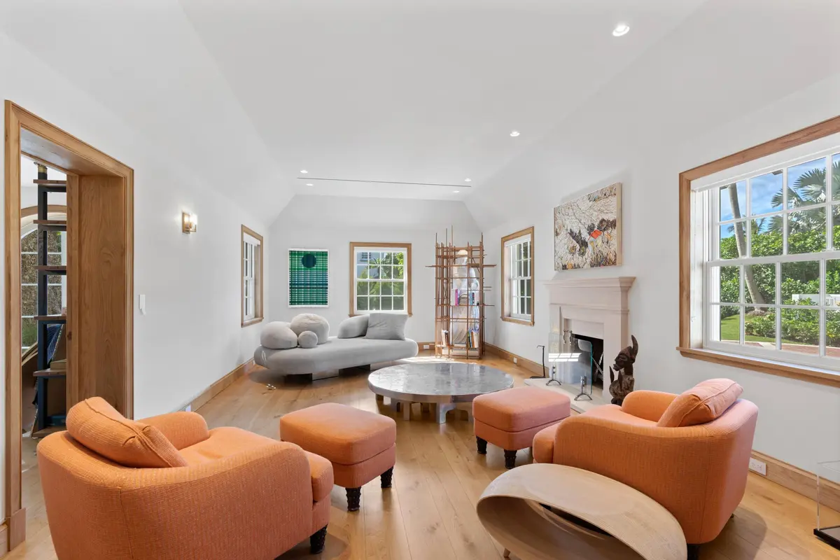 Living Room at 239 Emerald Lane, Palm Beach