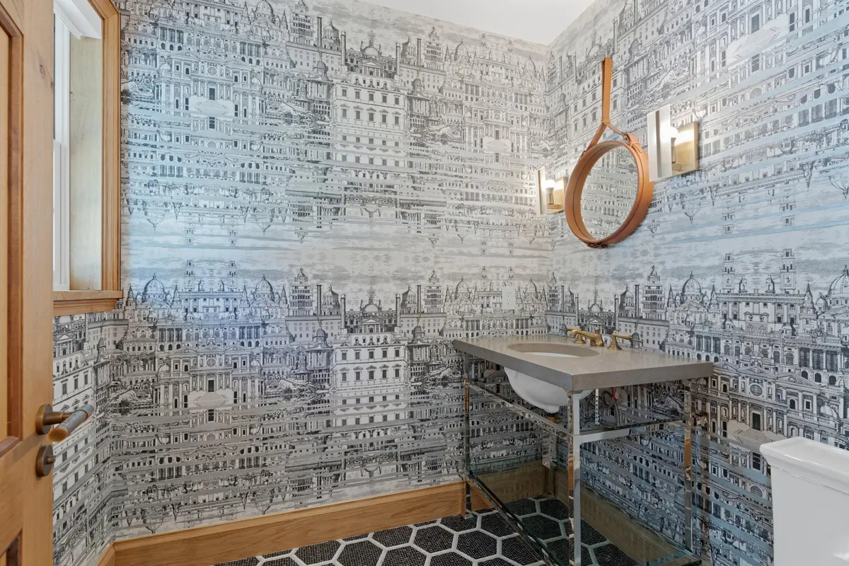 Powder Bath at 239 Emerald Lane, Palm Beach