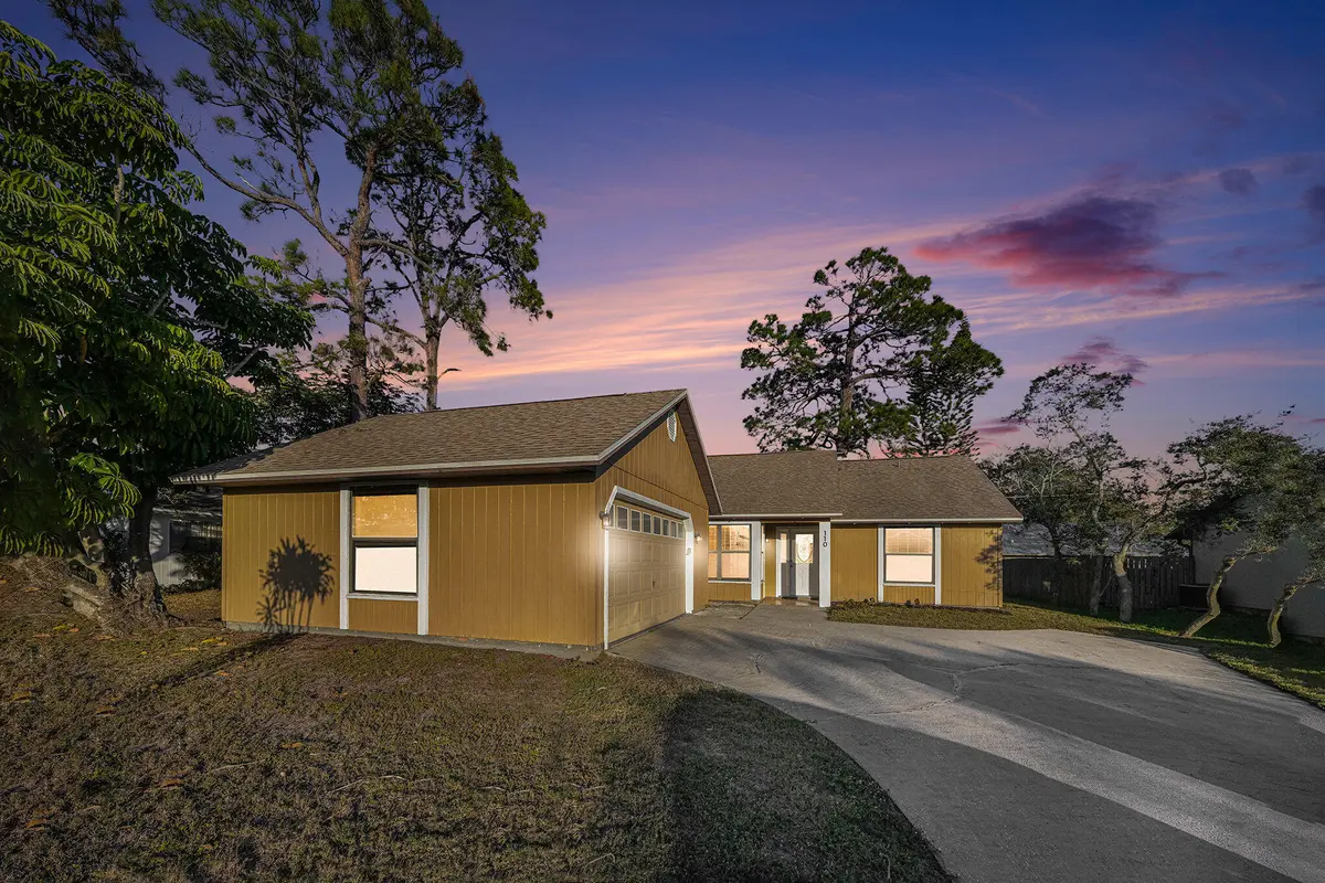 Front Elevation at 110 Cardinal Drive, Sebastian