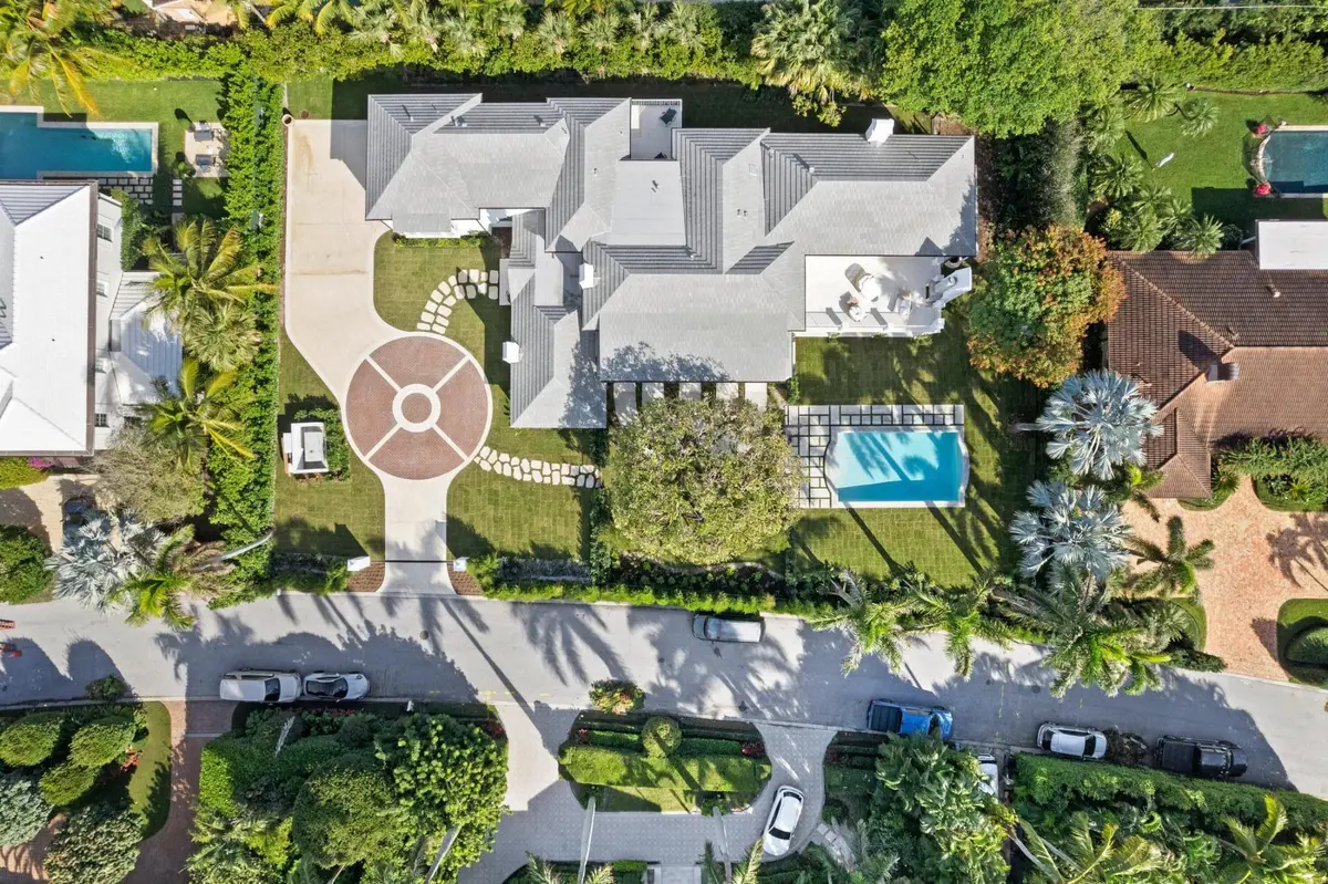 Aerial at 239 Emerald Lane, Palm Beach