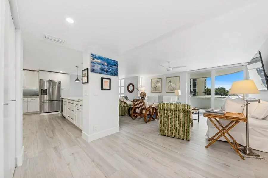 Living Area at 2200 S Ocean Boulevard 203, Delray Beach
