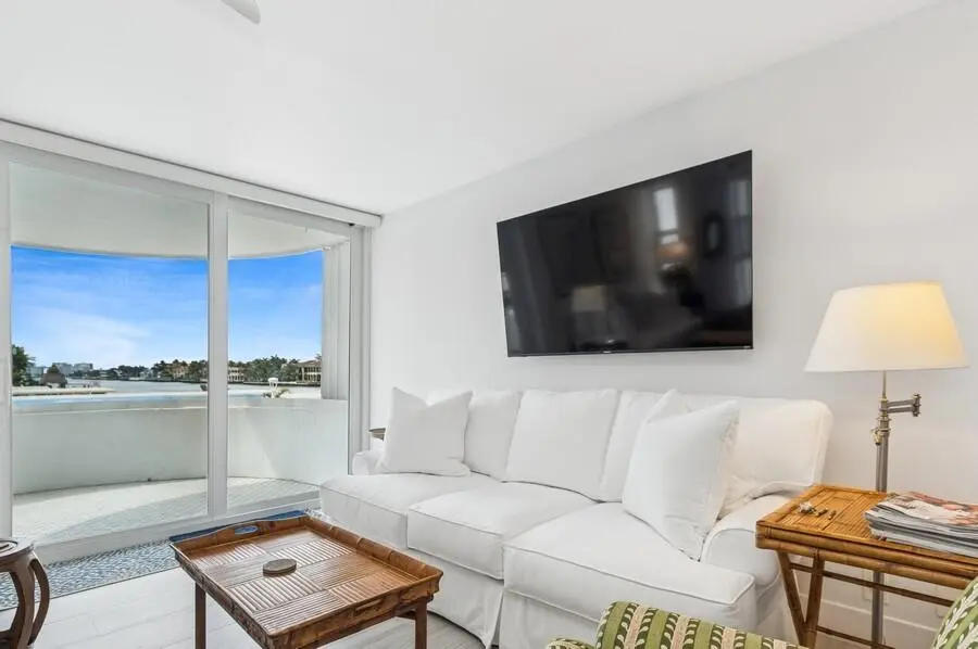 Living Area at 2200 S Ocean Boulevard 203, Delray Beach