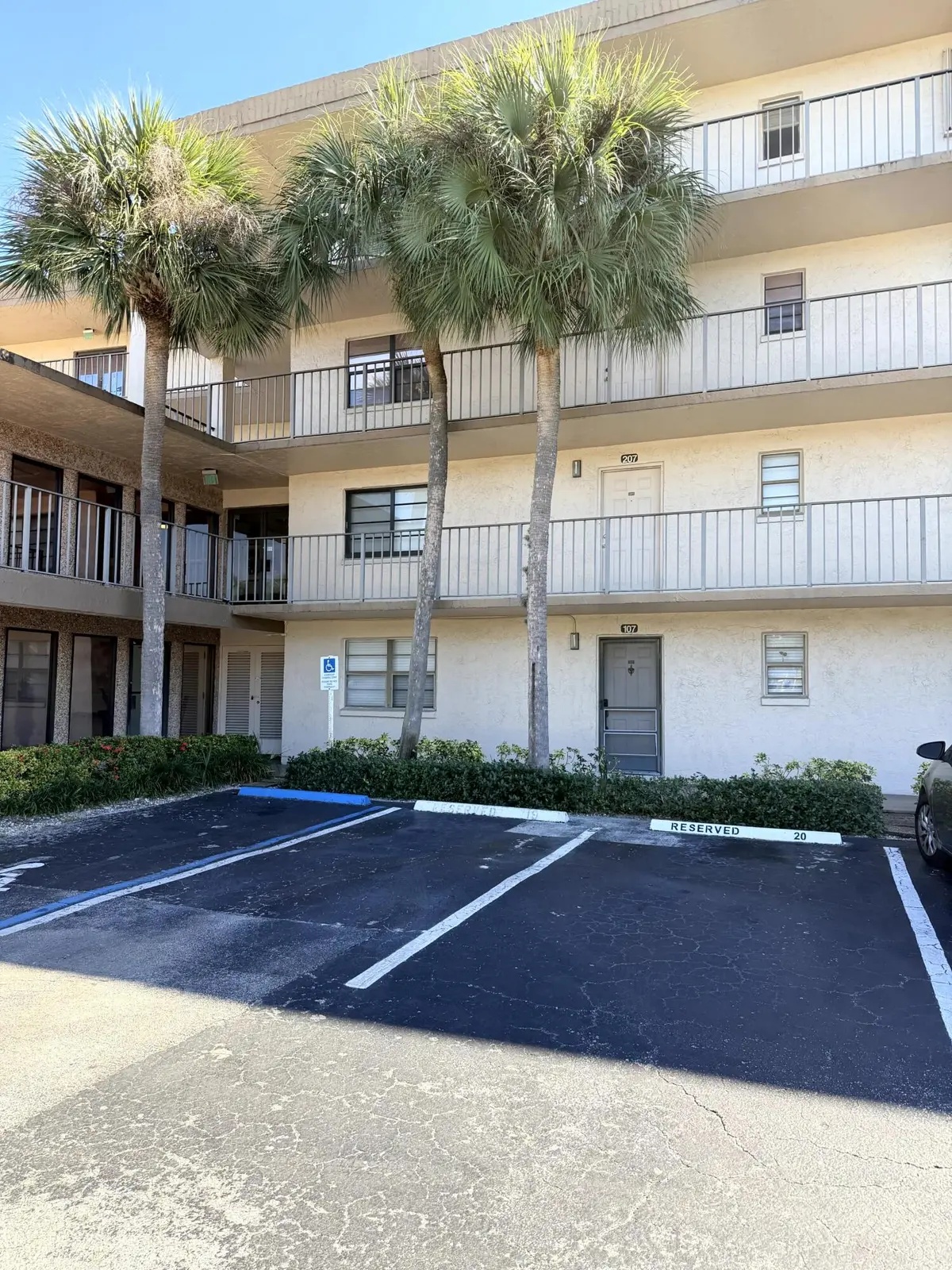 Front of Unit at 9300 SW 8th Street 107, Boca Raton
