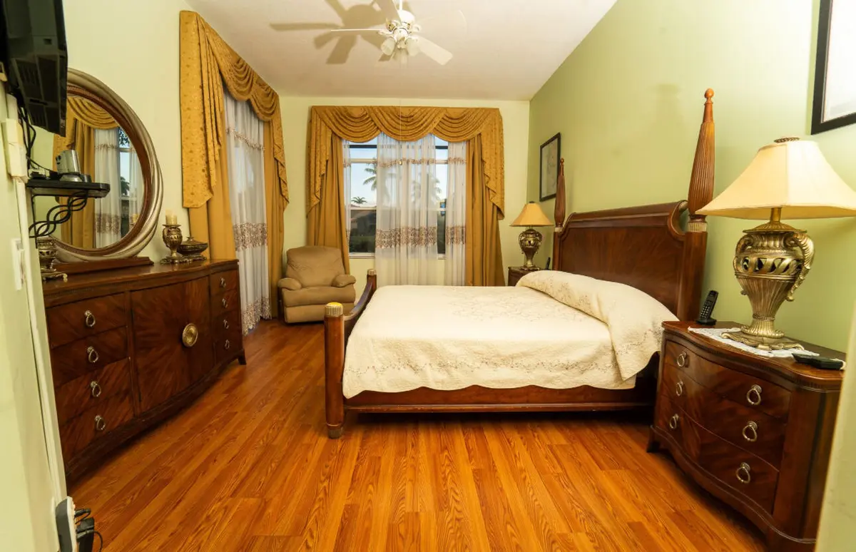 Master Bedroom at 8601 Via Grande, Wellington