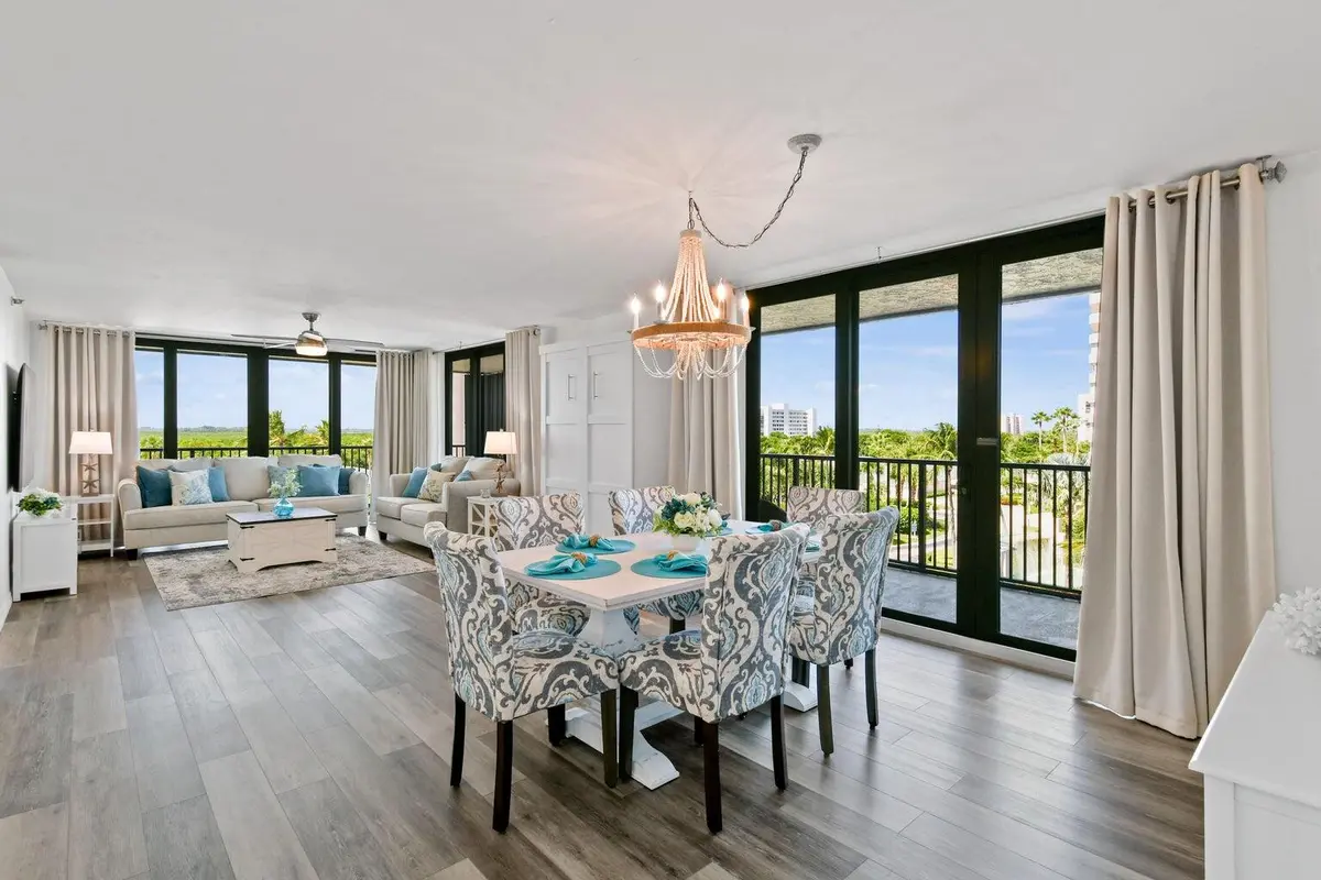 Living Room at 5047 N Highway A1a 404, Hutchinson Island