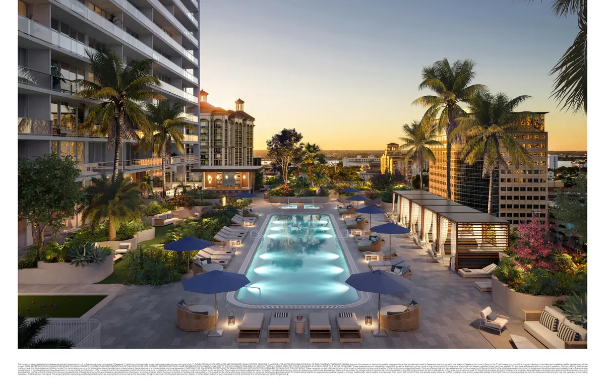 MrCWest_PoolL8 at 383 Okeechobee Boulevard Ph 3, West Palm Beach