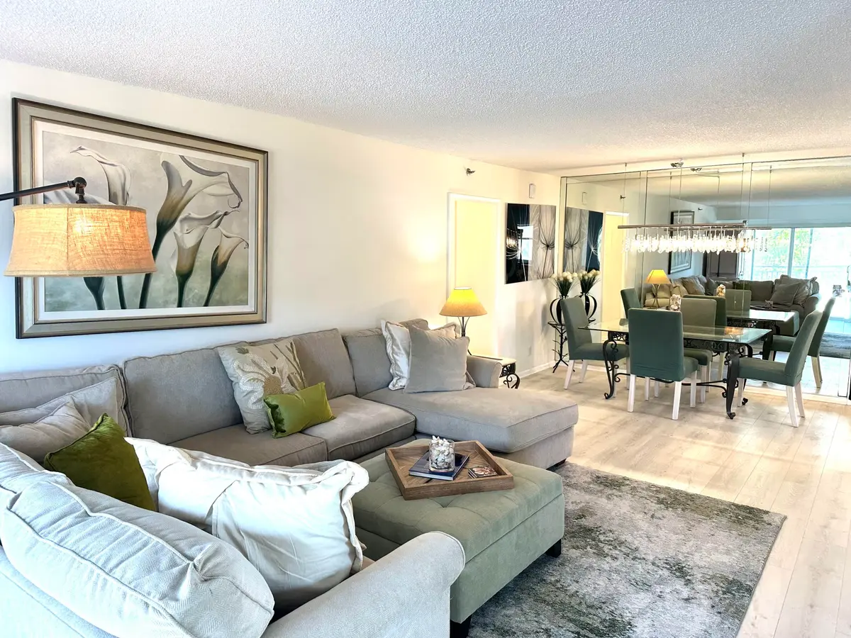 SPACIOUS LIVING/DINING ROOM at 4505 S Ocean Boulevard 102, Highland Beach
