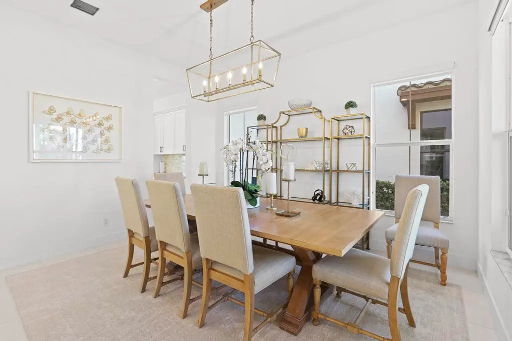 Dining Room at 7037 Edison Place, Palm Beach Gardens