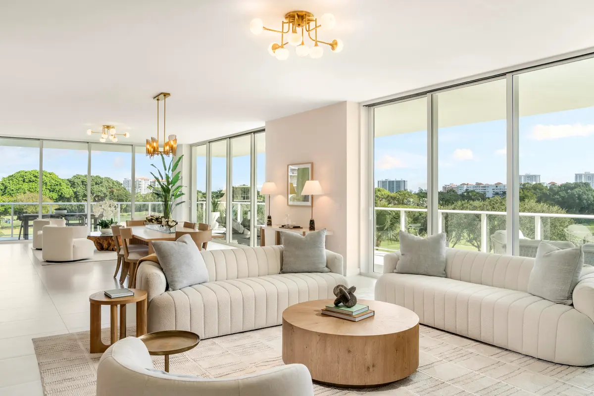 Living and Dining and Great Room for Ent at 220 SE Mizner Boulevard 223, Boca Raton