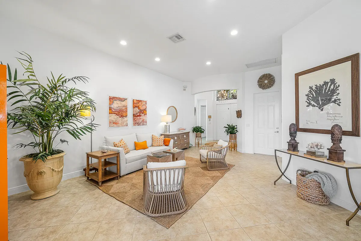Living Room at 9666 Via Elegante, Wellington