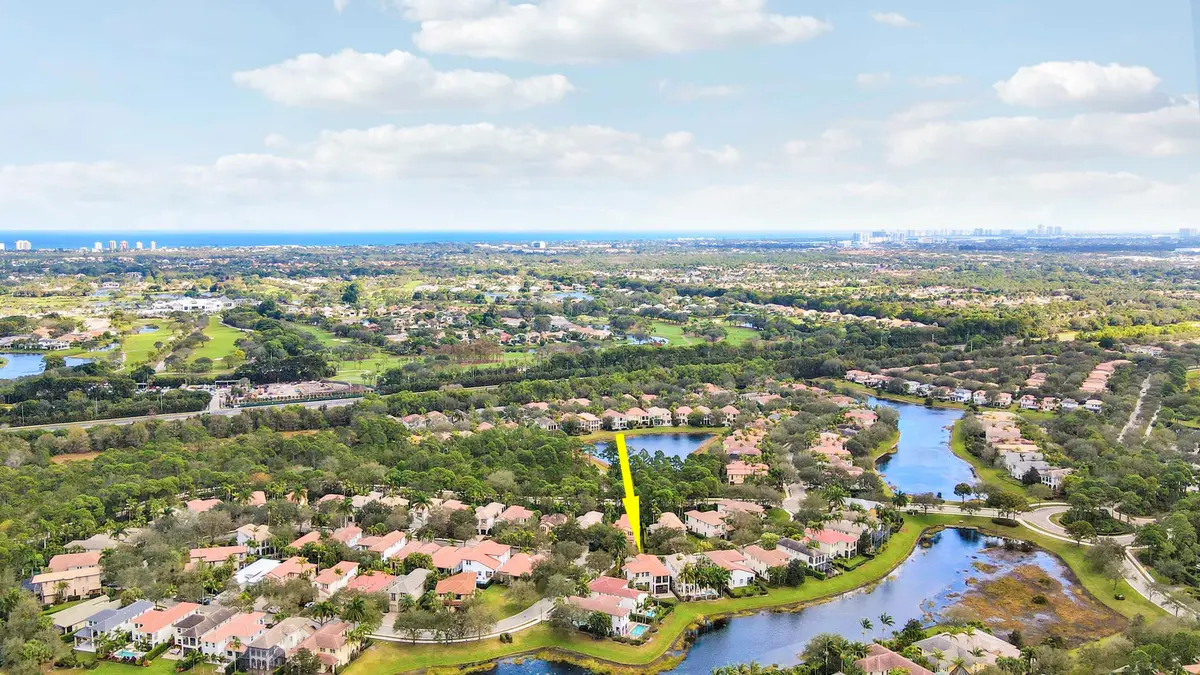 Aerial at 770 Bocce Court, Palm Beach Gardens