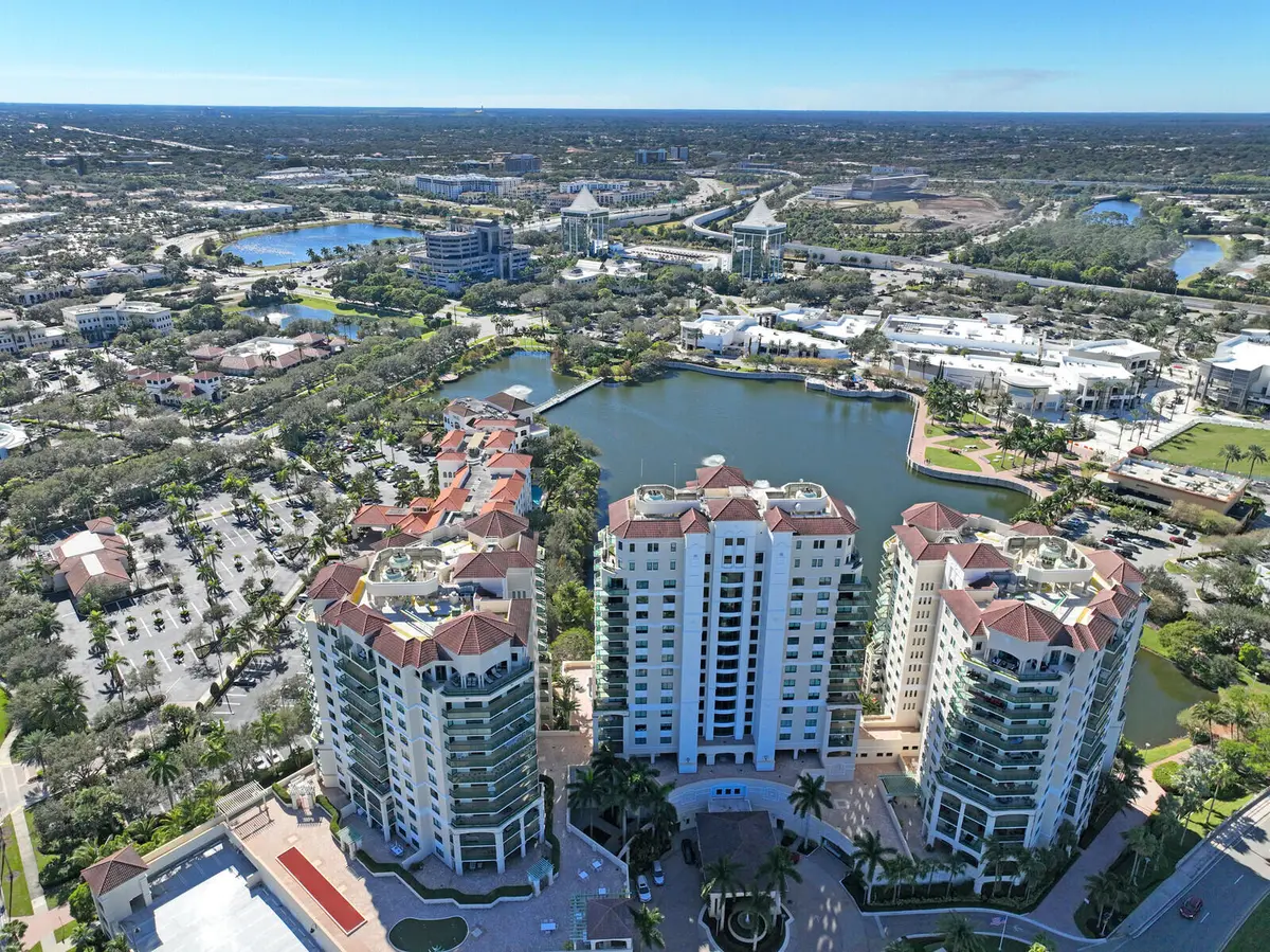 Landmark Front Aerial View at 3620 Gardens Parkway 503b, Palm Beach Gardens