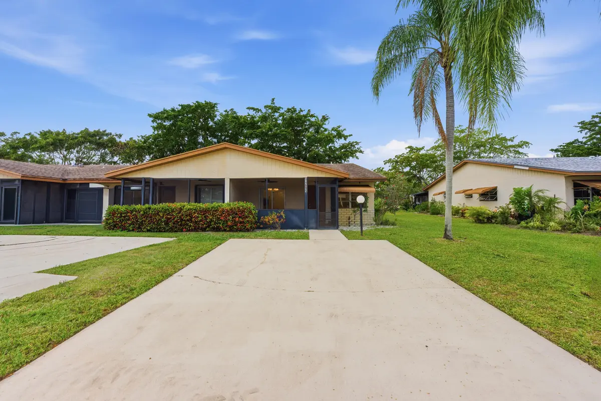 Front of the property at 14605 Candy Way, Delray Beach