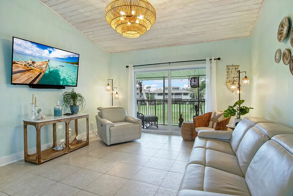 Livingroom/lanai at 2400 S Ocean Drive 821, Fort Pierce