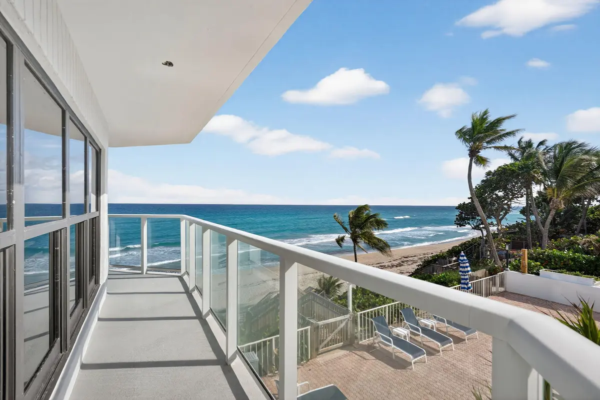 05 Expansive Balcony Overlooking the Oce at 4605 S Ocean Boulevard 3a, Highland Beach