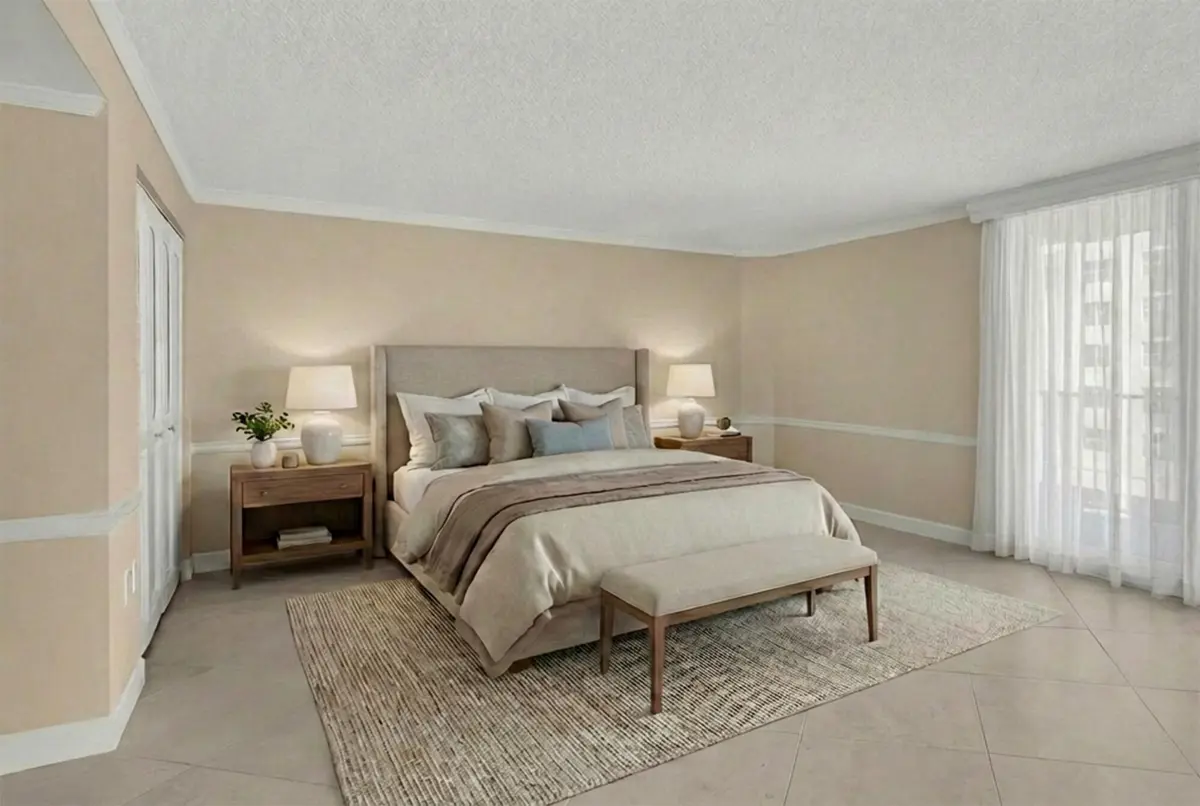 6. Primary Bedroom at 3460 S Ocean Boulevard 314, Palm Beach