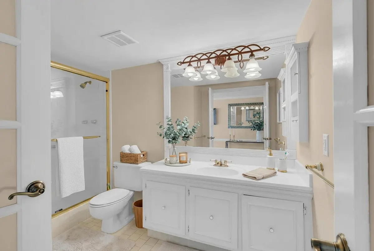 7. Bathroom 1 at 3460 S Ocean Boulevard 314, Palm Beach