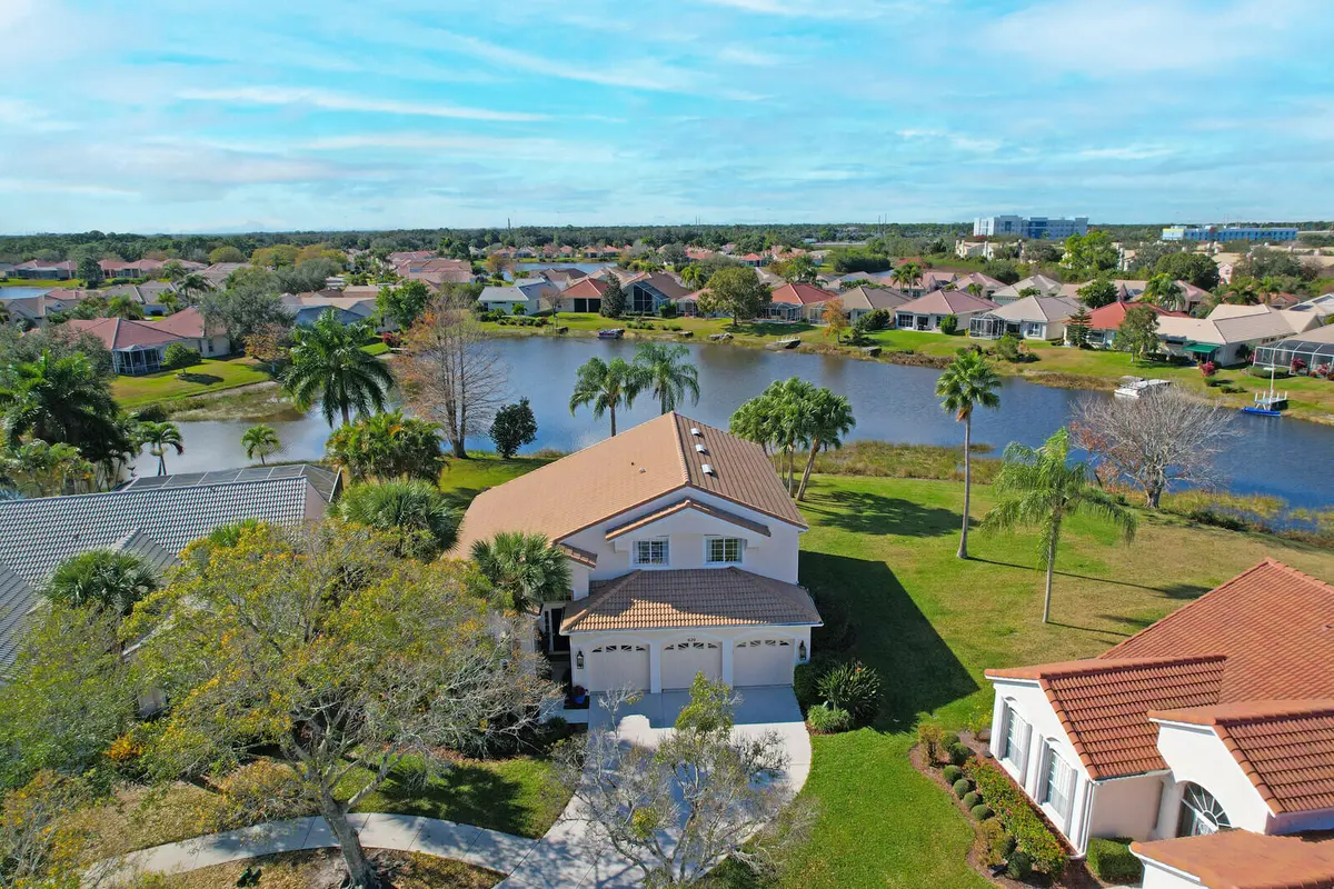 Front Aerial at 620 SW Barbuda Bay, Port St. Lucie