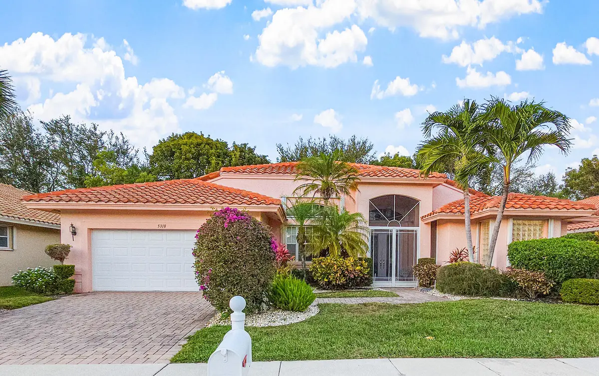 FRONT OF HOUSE at 5318 Landon Circle, Boynton Beach