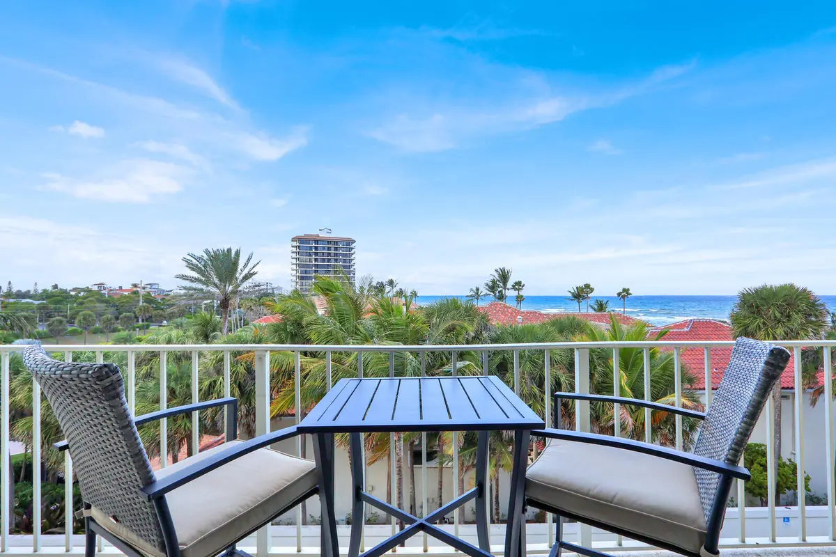 North View from Balcony at 630 Ocean Drive 505, Juno Beach
