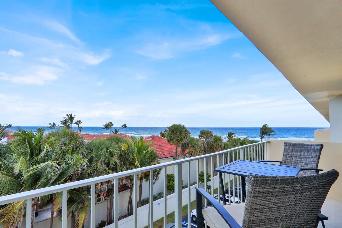 NE View from Balcony at 630 Ocean Drive 505, Juno Beach