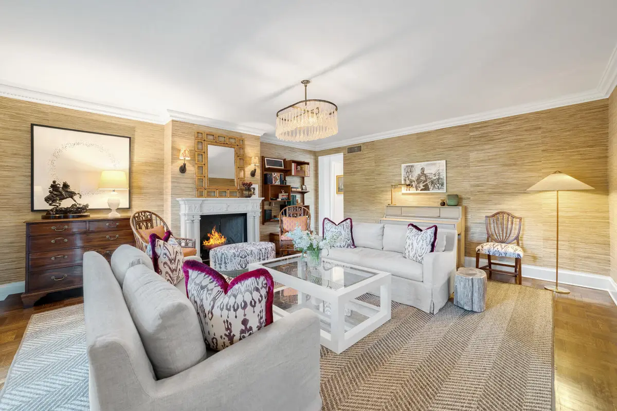 Living Room at 218 List Road, Palm Beach