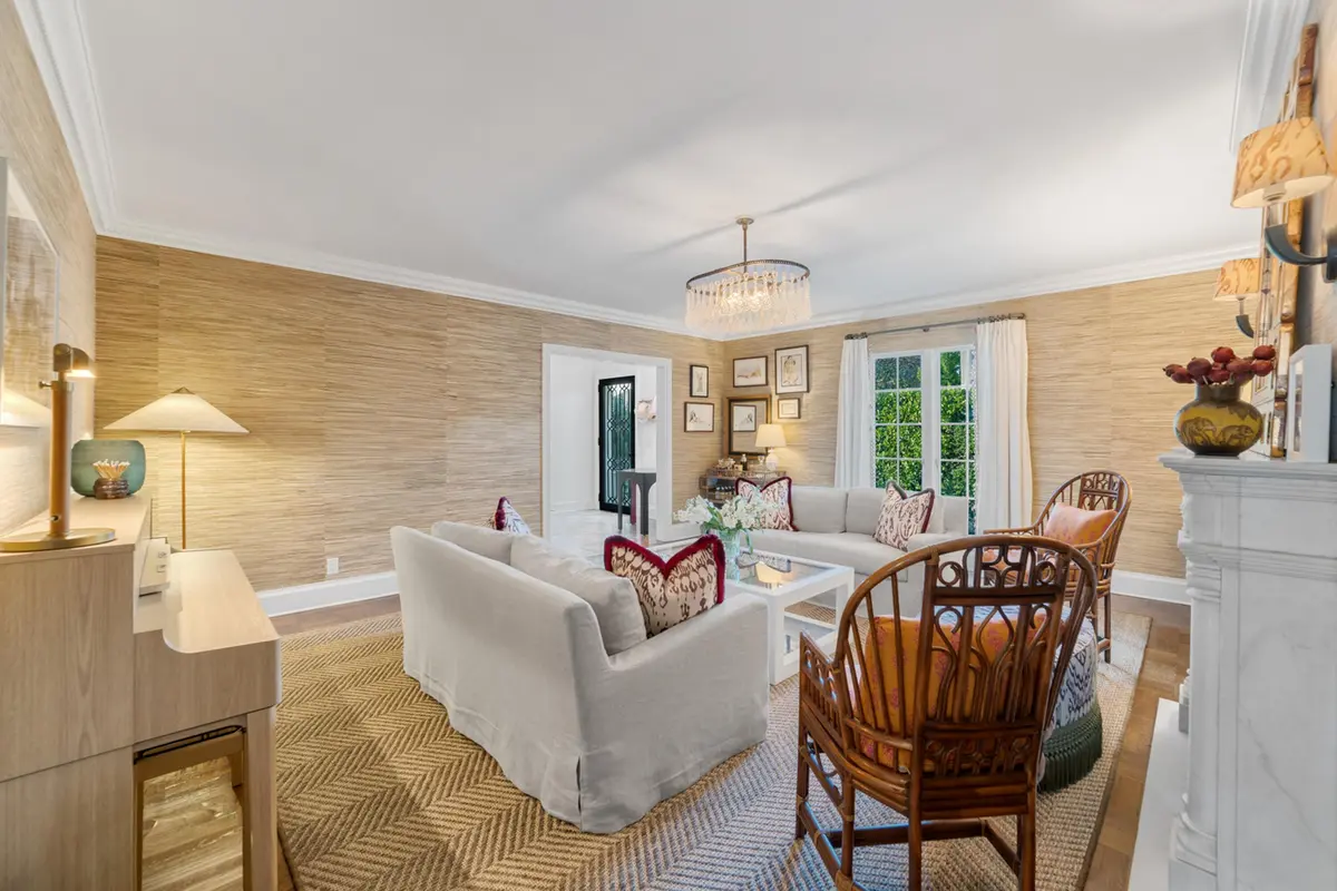 Living Room at 218 List Road, Palm Beach