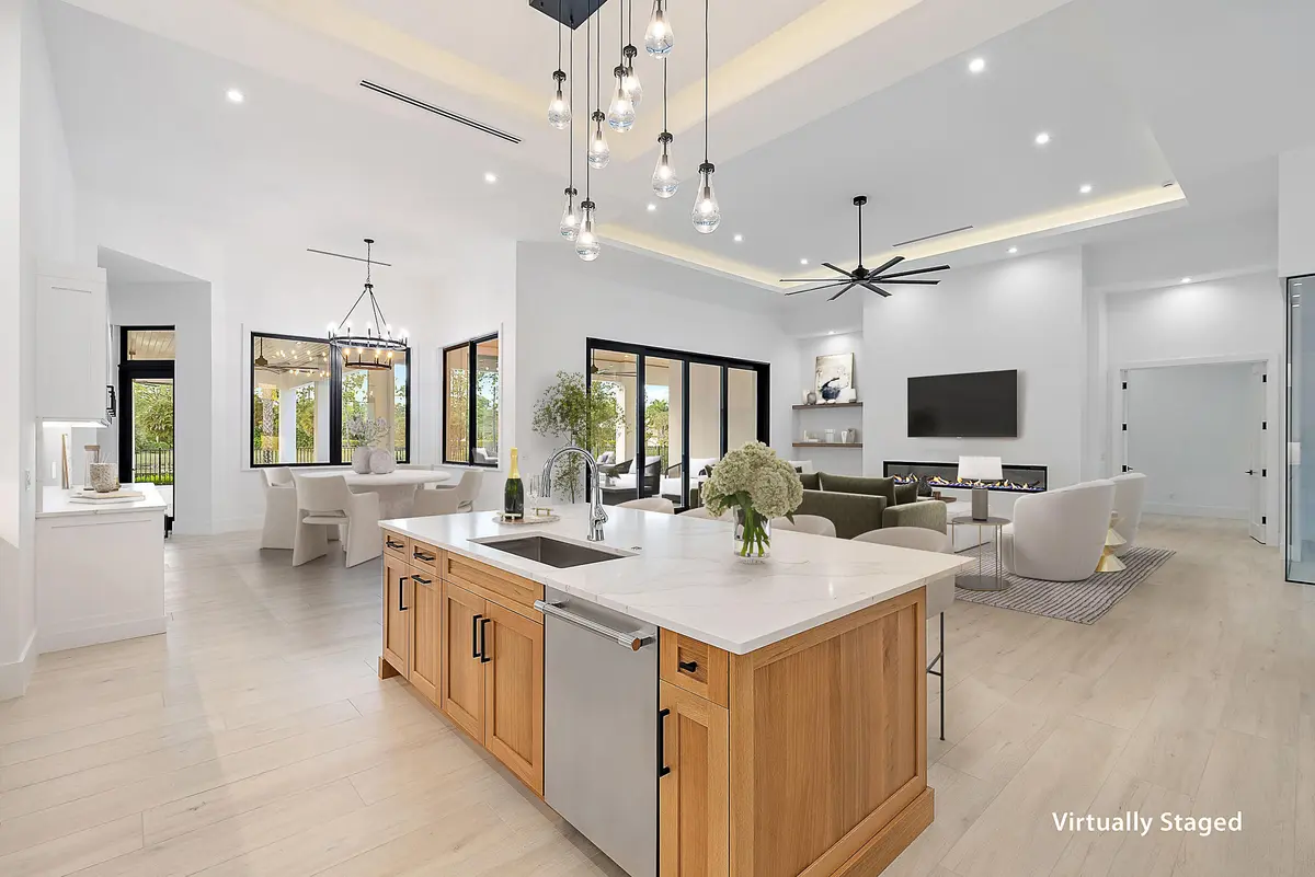 Open Kitchen & Great Room at 14527 Pepper Bush Drive, Palm Beach Gardens