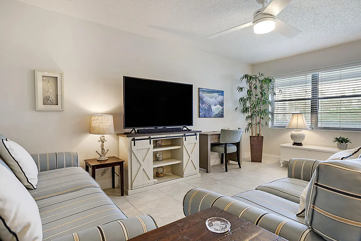 Living Room at 134 Lyndhurst F 134, Deerfield Beach