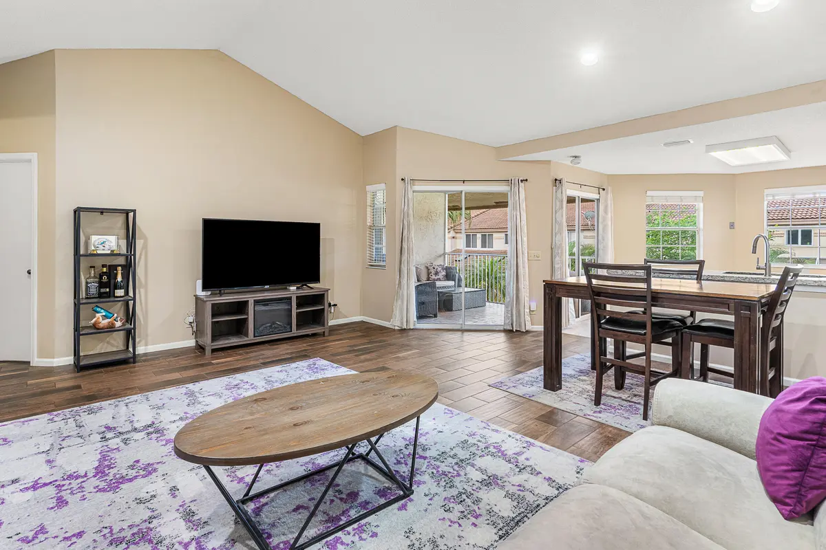 Living/Dining at 6626 Via Regina, Boca Raton