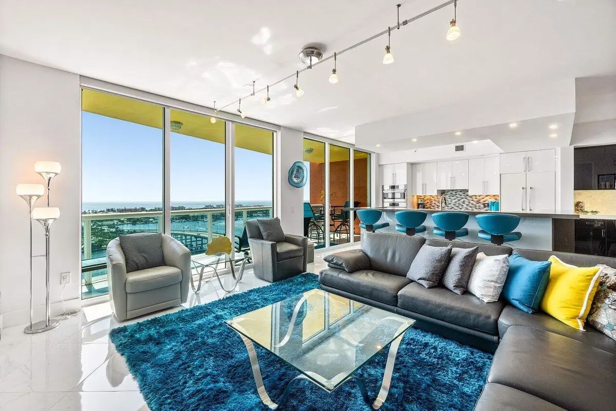 Spacious Living Area at 2640 Lake Shore Drive 2307, Riviera Beach