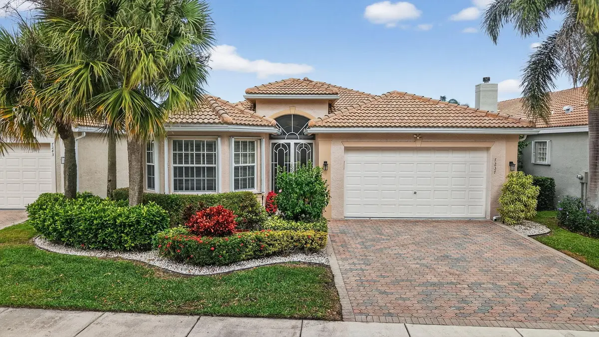 FRONT OF HOUSE at 7237 Morocca Lake Drive, Delray Beach