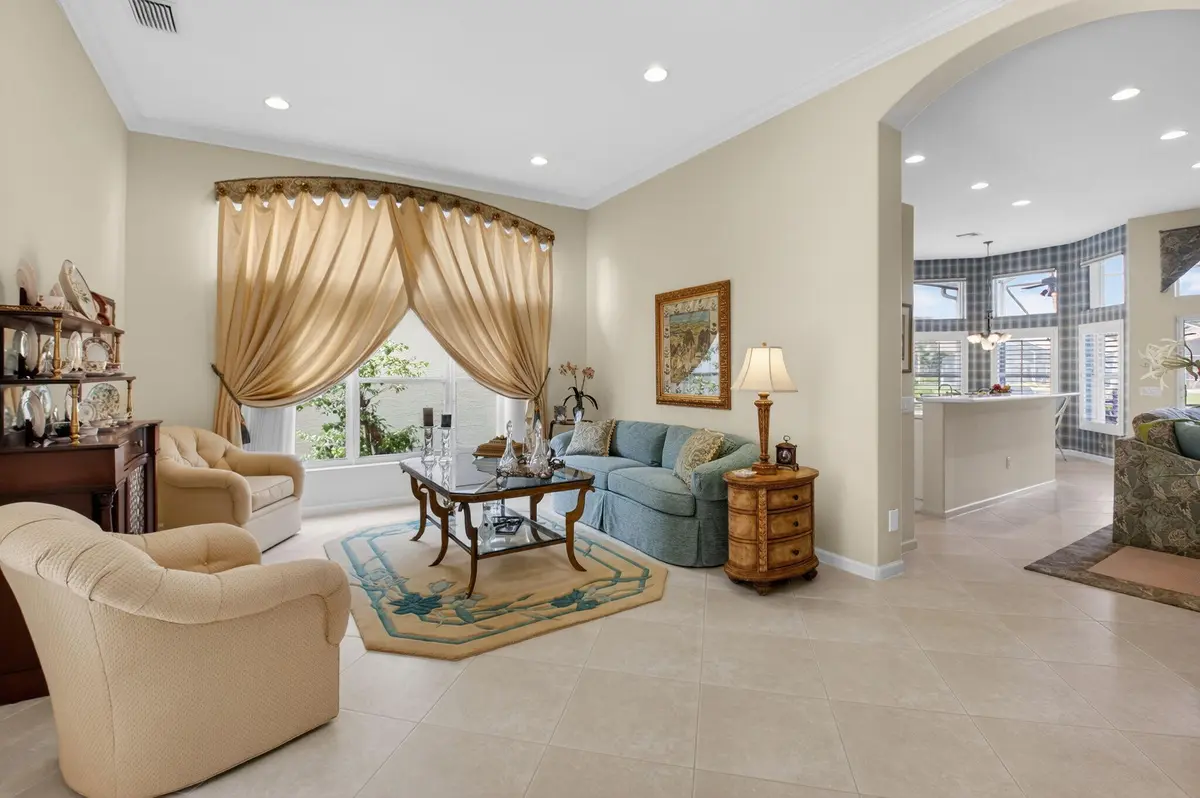 LIVING ROOM at 7237 Morocca Lake Drive, Delray Beach