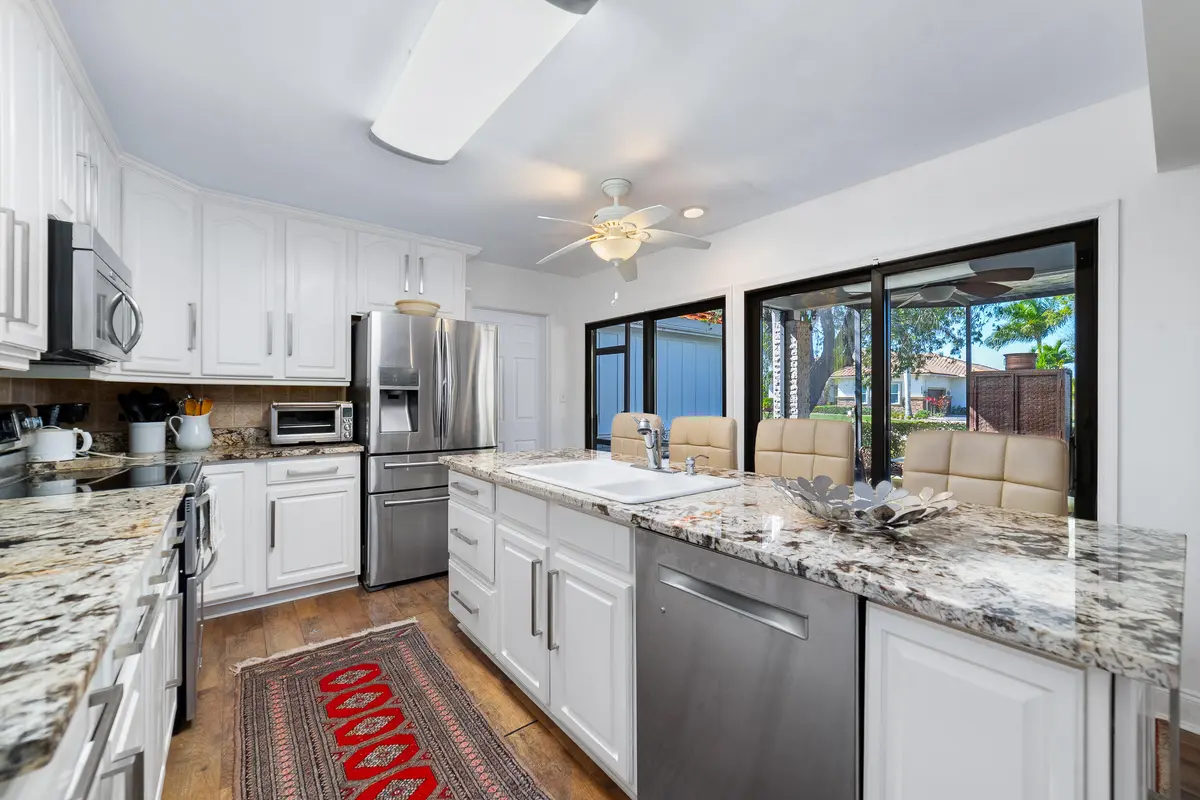 Renovated kitchen at 3000 Conifer Drive, Fort Pierce