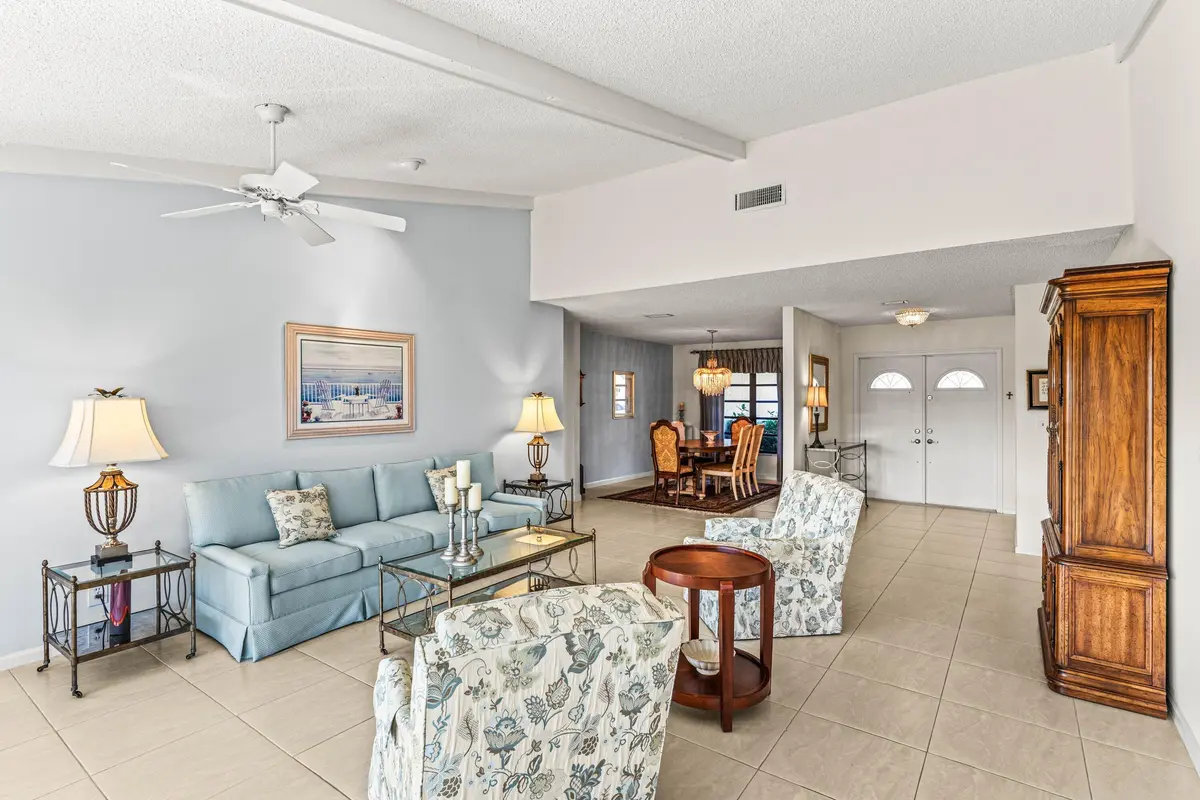 Living room at 6426 Casabella Lane, Boca Raton