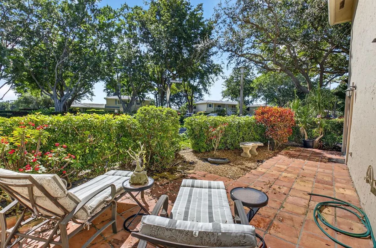 Side Patio at 36 Westgate Lane C, Boynton Beach