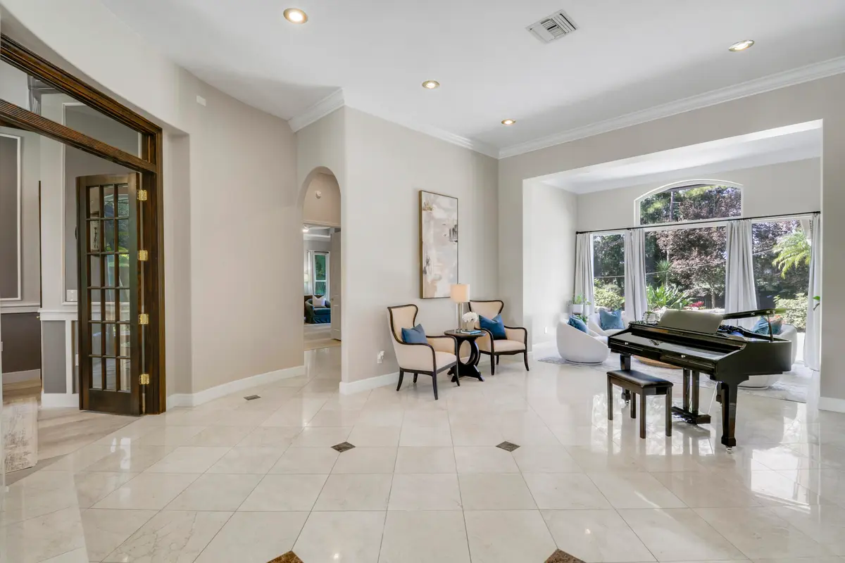 Living Room Facing Primary Bedroom at 18512 SE Old Trail Drive, Jupiter