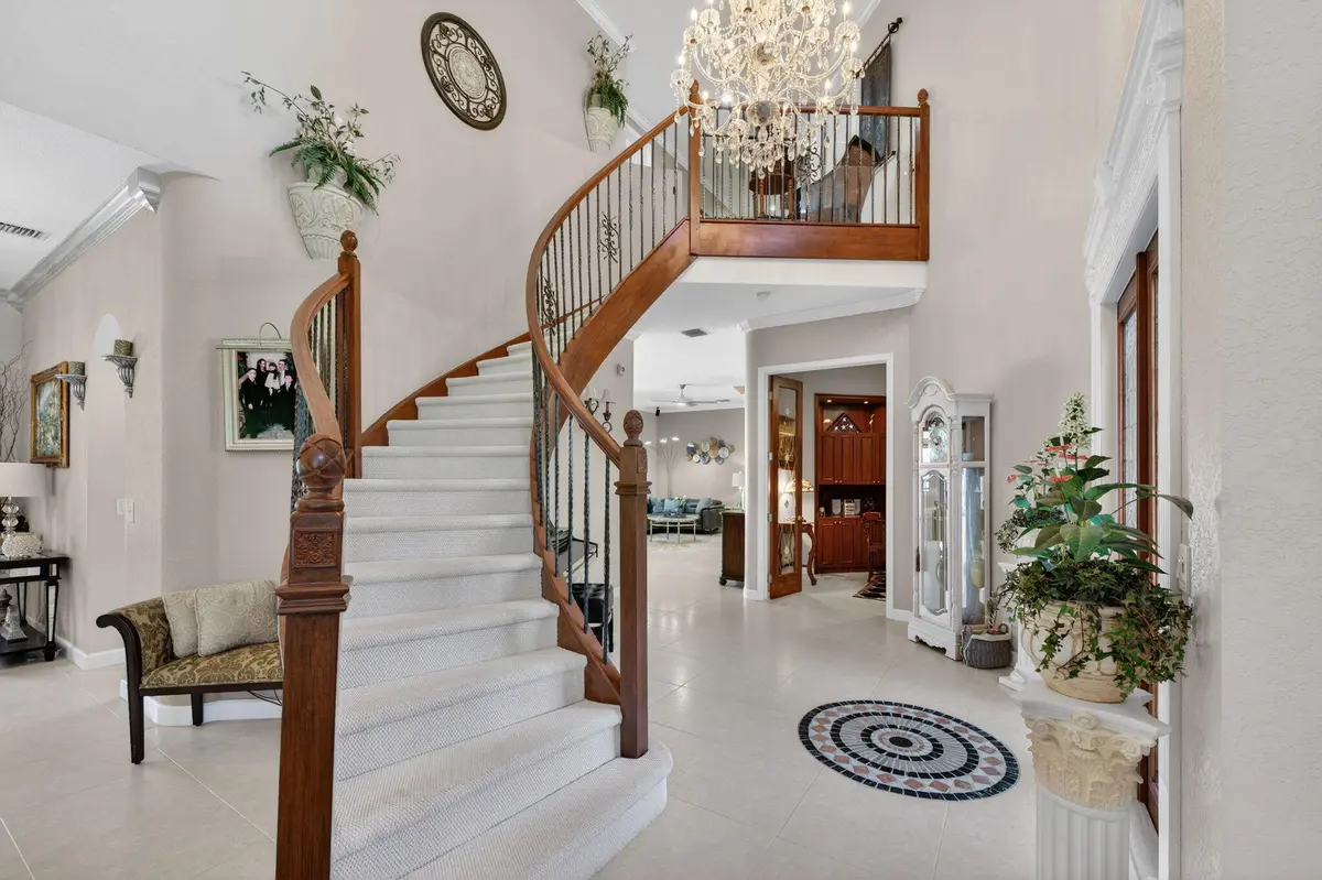 Winding staircase at 12474 NW 50th Place, Coral Springs